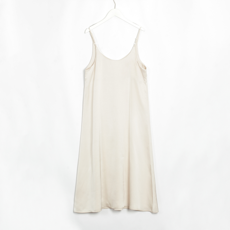 

2021wixra womens satin dresses elegant v-neck sundress mid-calf spaghetti strap high street dress spring summer, Black;gray