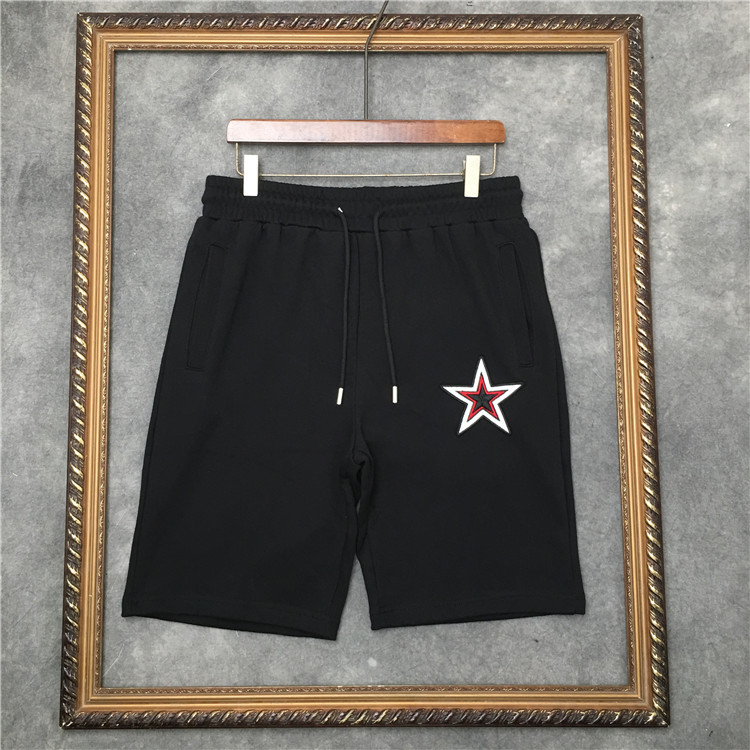 

21ss spring Summer designer Shorts Sweatpants Mens Women Europe Embroidery star print short Fashion Pants casual cotton solid breeches, Black
