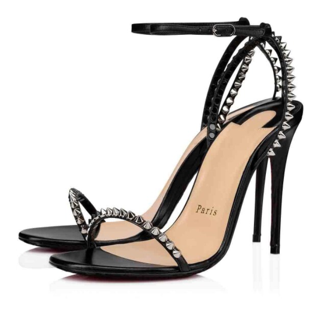 

Summer Lofty Heels Lady Sexy Sandals So Me Spiked Black Nuede Veau Velours Leather,Cool Ankle Strap Women Wedding Party Dress Shoes mjk002