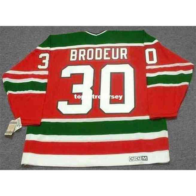 

Wholesale Mens Martin Brodeur 1980's Ccm Vintage Cheap Retro Hockey Jersey, Red
