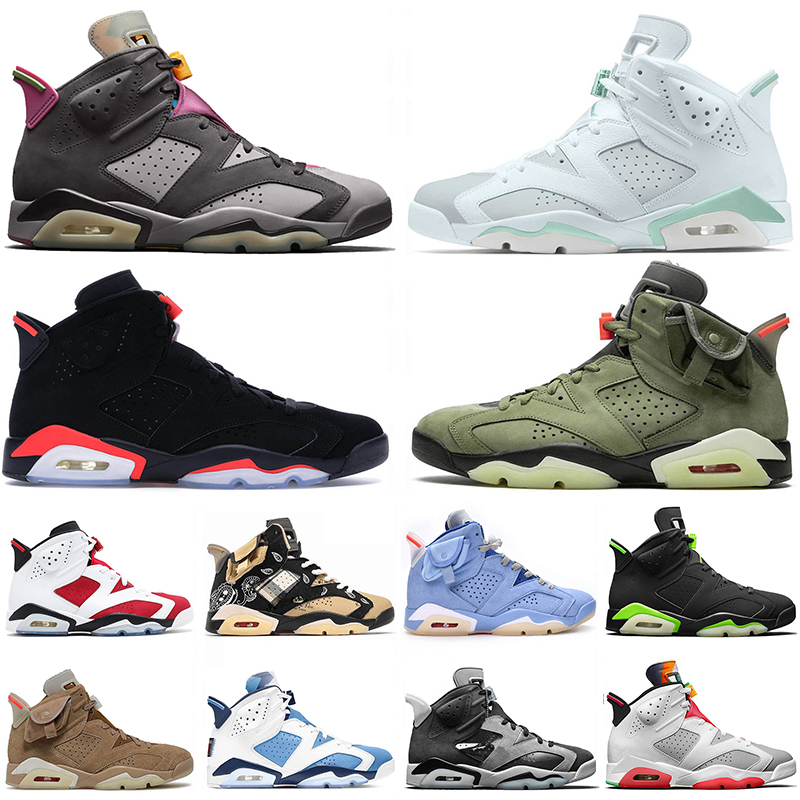 

Jumpman 6 6s Mens Women Shoes Hare British Khaki Gold Hoops Singles Day Tiffany Blue Bordeaux Travis Black Infrared Trainers Sneakers Size 36-47, 18