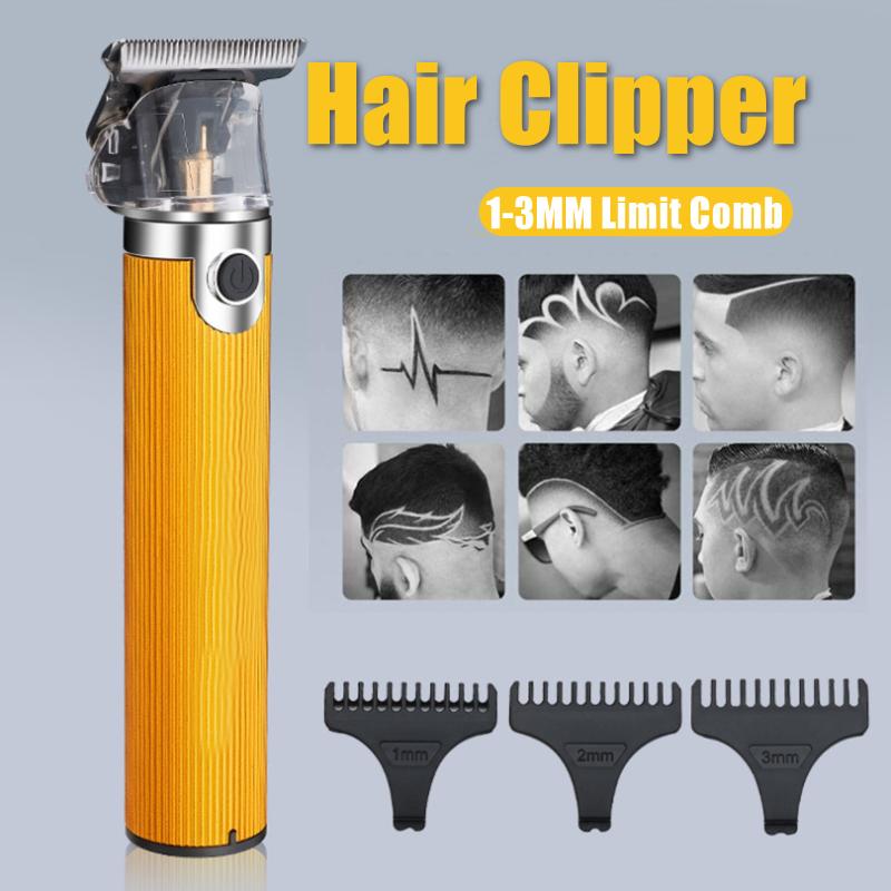 

Hair Clippers Cordless Professional Trimmer Men Rechargeable Clipper Edge Lining Barber Cutter Machine Outlining Pivot Motor