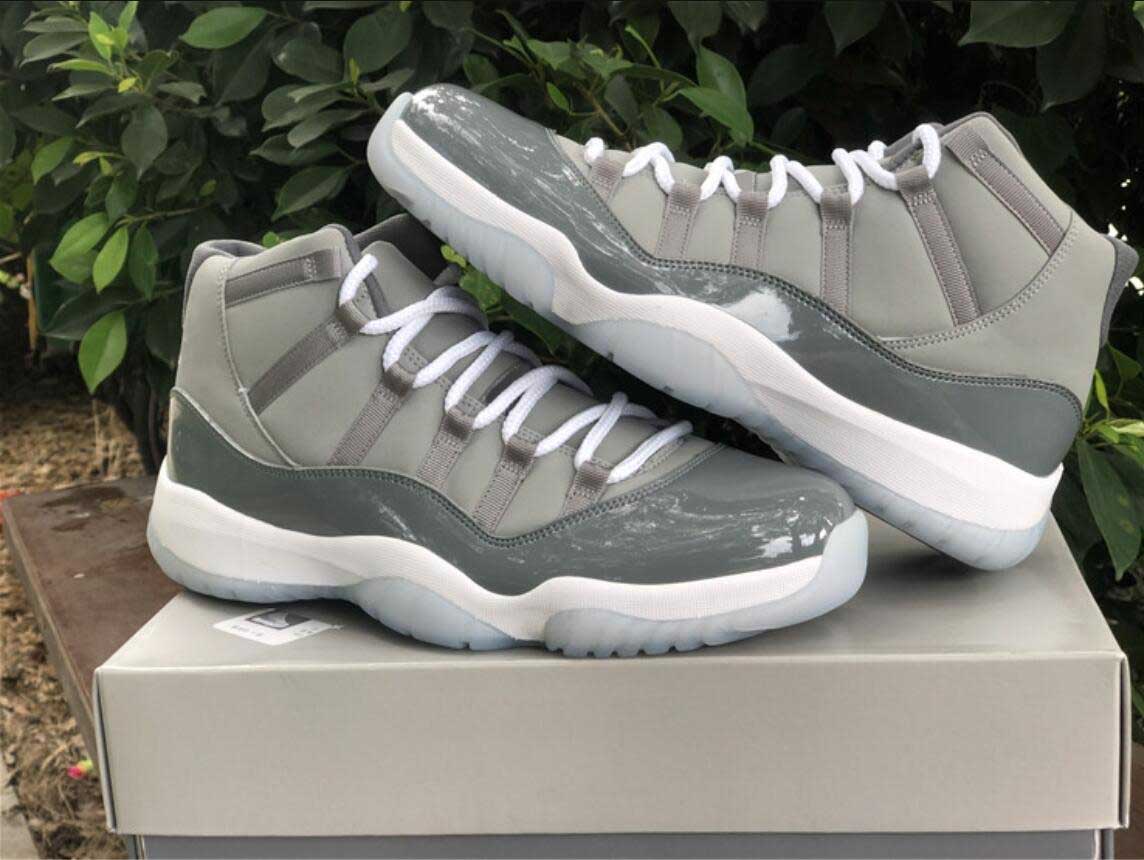 

2021 Authentic 11 Cool Grey Sneakers Medium Grey White Real Carbon Fiber 11S Concord 25th Anniversary Retro Men Boots Sports Shoes With Box, Starfish