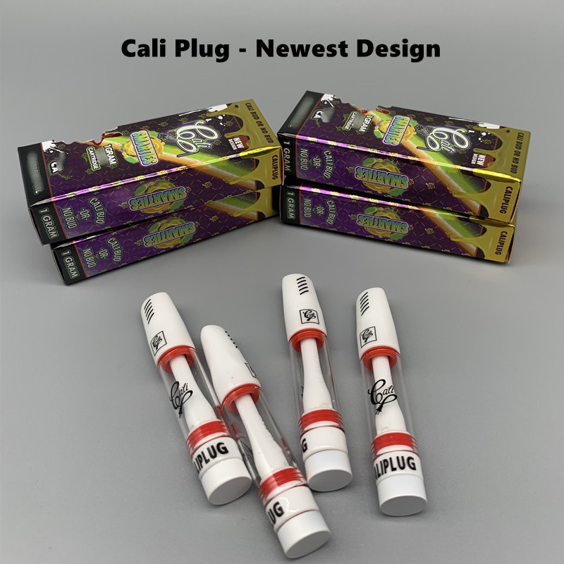 

Newest Design Cali Plug Full Ceramic Vape Carts 1.0ml Atomizer Thick Oil Cartridge Packaging Caliplug Glass Cartridges Empty Pen Vaporizer for 510 Battery wholesale