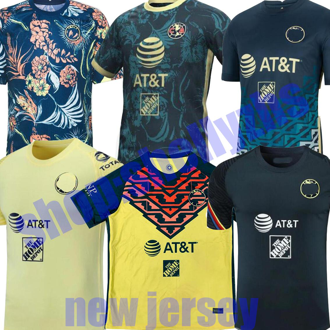 

2021 2022 LIGA MX Club America Soccer Jersey home away 3rd 20 21 22 mexico training GIOVANI Pre-Match Football Shirt Men+Kids, Orange