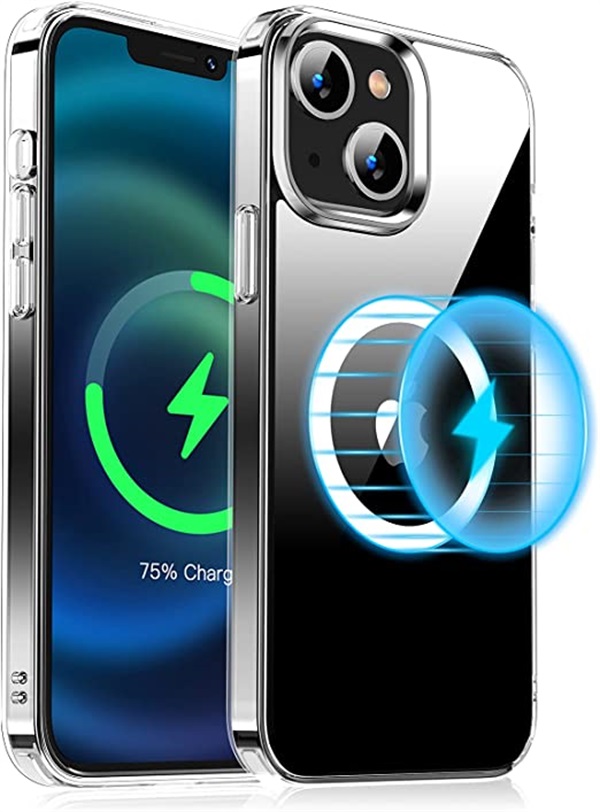 

iPhone 12 13 Pro Max Mini Clear Cases Support Magsafe Fast Charging For Magnetic Wireless Charger