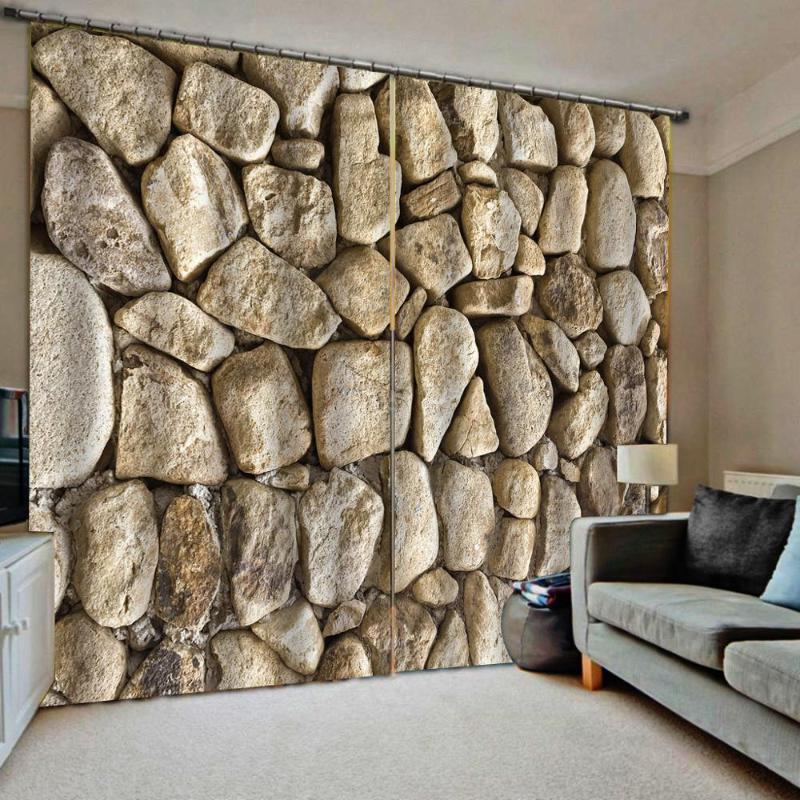 

Curtain & Drapes Stone Curtains Customized 3d Simple And Fresh Modern Cute Cartoon Thickening Blackout