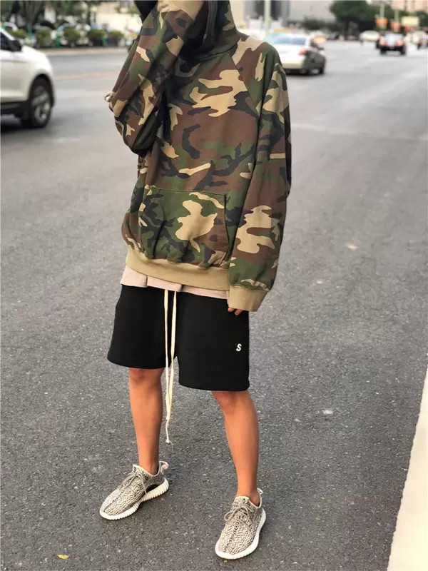 

Fashion- Men's Pants Black F Street E Hip Hop Brand Fashion Mens Designer Clothing Men Black Grey Sweat Harem Shorts, Beige