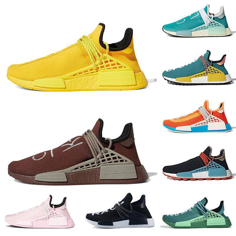 

Big Size 13 Human Race Nmd Shoes Mens Women Running Sneakers Pharell Williams Extra Eye Inspiration Powder Solar Pack Heart Mind Trainers N