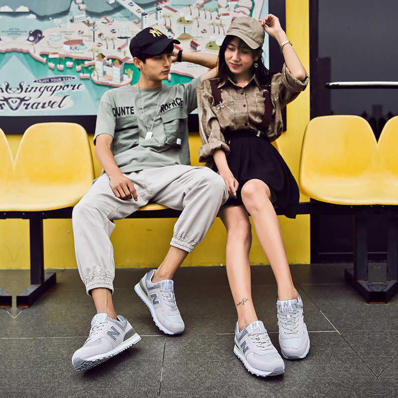 Spring and Autumn Bain Cool Running Sho Men's 21 Winter N-word 574 Travel Couple Women