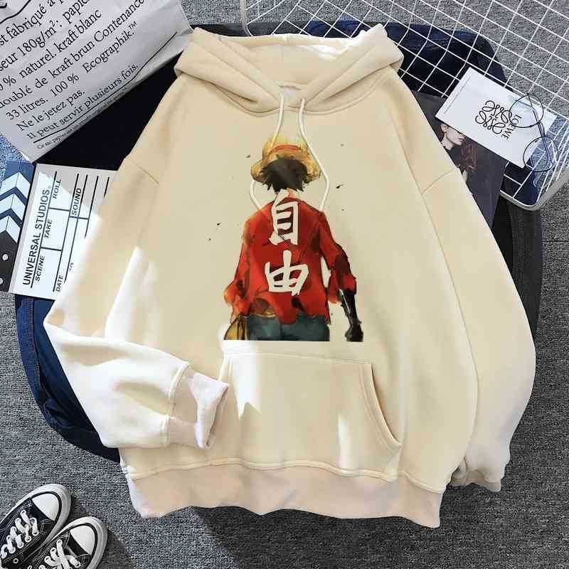 

One Piece Funny Cartoon Anime Winter Warm Hoodies Men Unisex Casual Streetwear Luffy Cool Sweatshirt Graphic Hip Hop Hoody Male, Kaqi12300