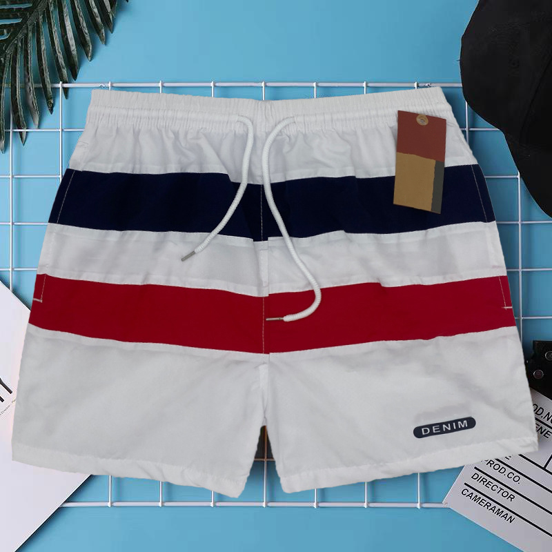 

Mens Designer Beach Pants for Man Summer Beach Swimming Shorts Male High Quality Boxer Shorts, Black