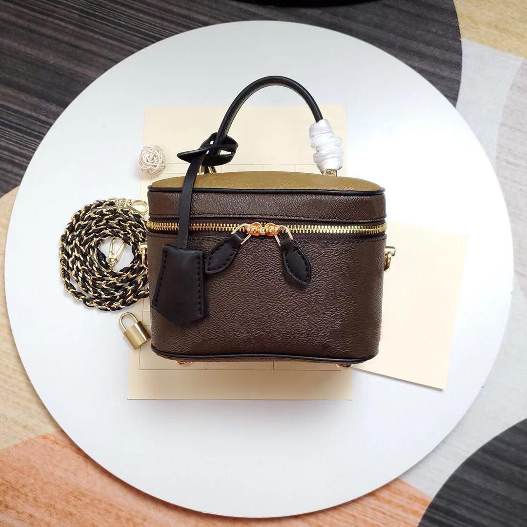 

Fashion Women Mini Beauty Case Grooming Essential with Weaved Strap Cosmetic Bag Make up Toiletry Bag