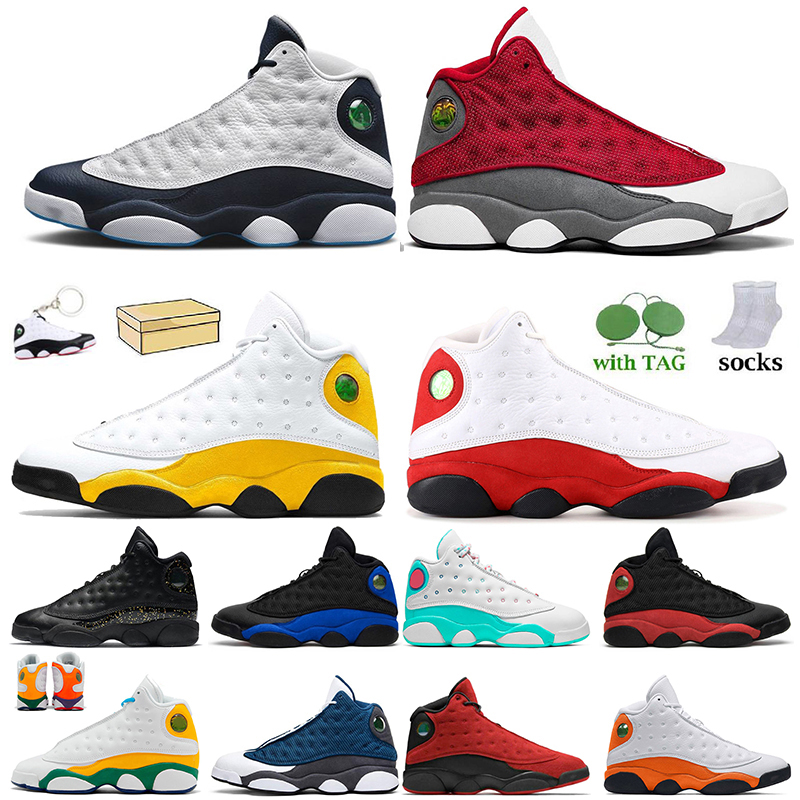 

Jorden Retro 13s Mens Basketball Shoes With Box Obsidian University Gold Del Sol Air Jordan 13 Sneakers Women Red Flint Court Purple Hyper Royal Trainers Size 36-47, A13 reverse he got game 36-47