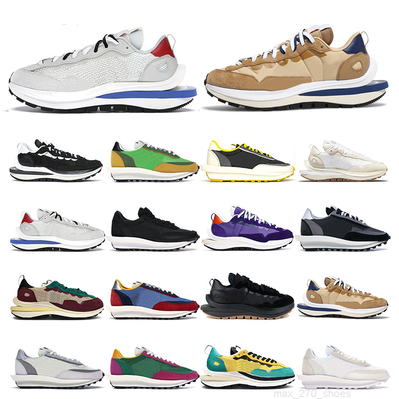 

Waffle top VaporWaffle running shoes for men women Sail Black Gum Sesame Blue Void Dark Iris Nylon mens sports sneakers trainers outdoor, 16