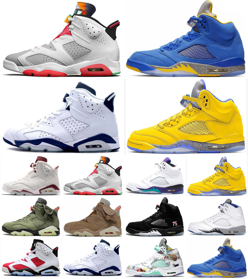 

High OG 6 6s Jumpman Mens Basketball Shoes Quai 54 Sail Tech Chrome HARE Alternate 5 5s Sports Sneakers, As photo 25