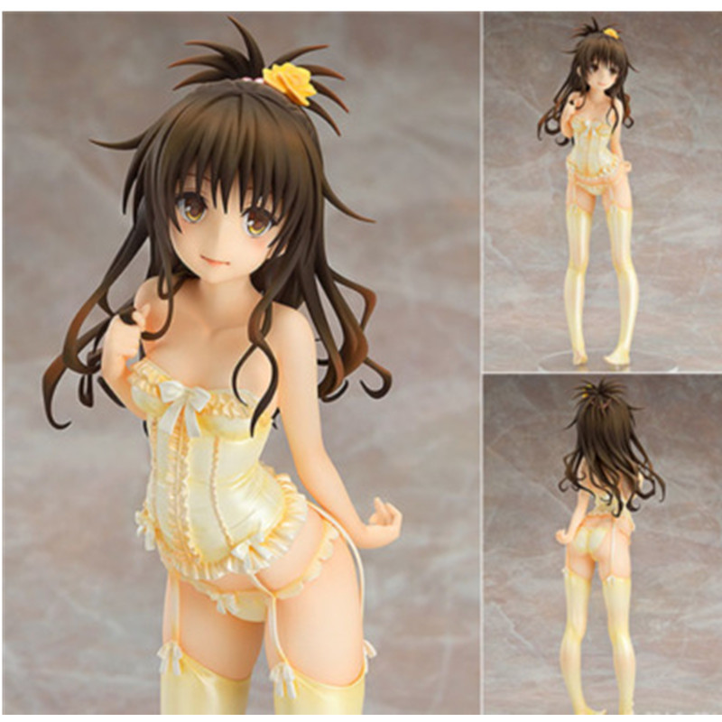 

Anime Japan MaxFactory MF TO LOVE RU DarknLaLa Underwear Wedding DrVer Figure Sexy Girls Doll Toys Collection Model X0503