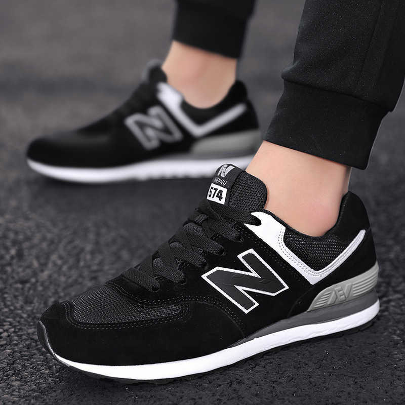 Spring and Autumn Bain Cool Running Men's Sports Sho Student 2021 Casual n Word 574 Couple