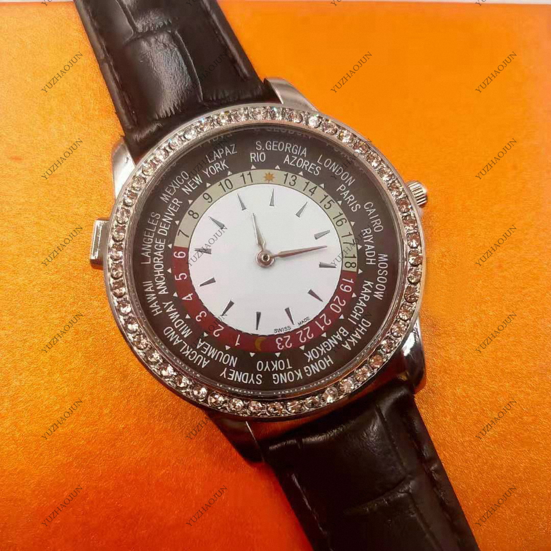 

Classic mens womens watch Business high quality design Diamond-studded Alloy Case Men women Watches with box drop shippin 2021, Welcome