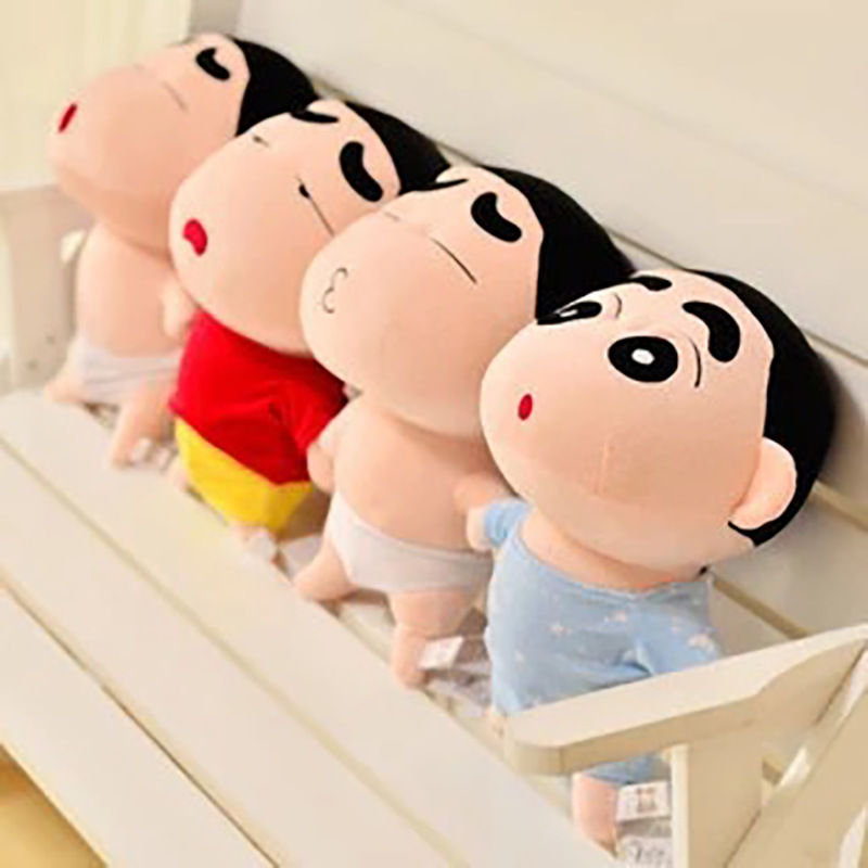 

35cm Crayon Boy Plush Toy Cosplay Japanese Anime Stuffed Dolls Naughty Crayon Figures Birthday Gifts For Friends