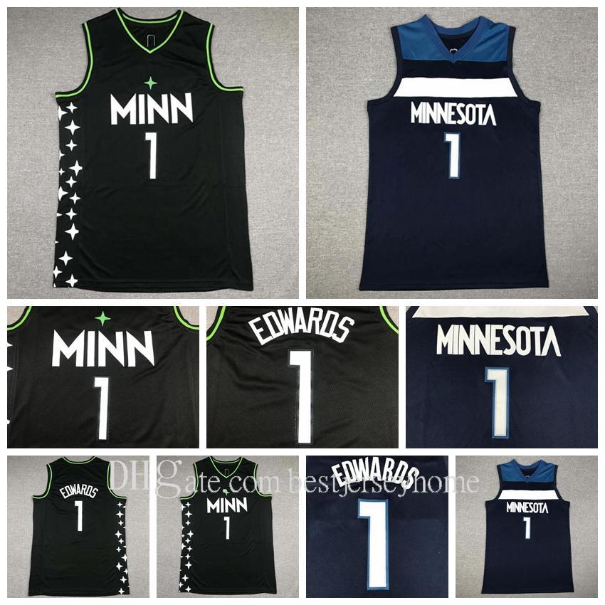 

New Men Basketball Jerseys MinnesotaTimberwolves Anthony Edwards Basketball Jerseys for Key Player Swing Man Sewed and Embroidered Jerseys, Color1