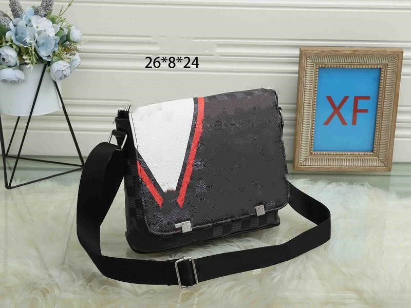 

YQ Pochette Fashion 2021 Bags Designer Handbags PU Leather Men Messenger Bag Briefcases Man Shoulder Backpack Sport Male Cross Body Purse High Quality, Black