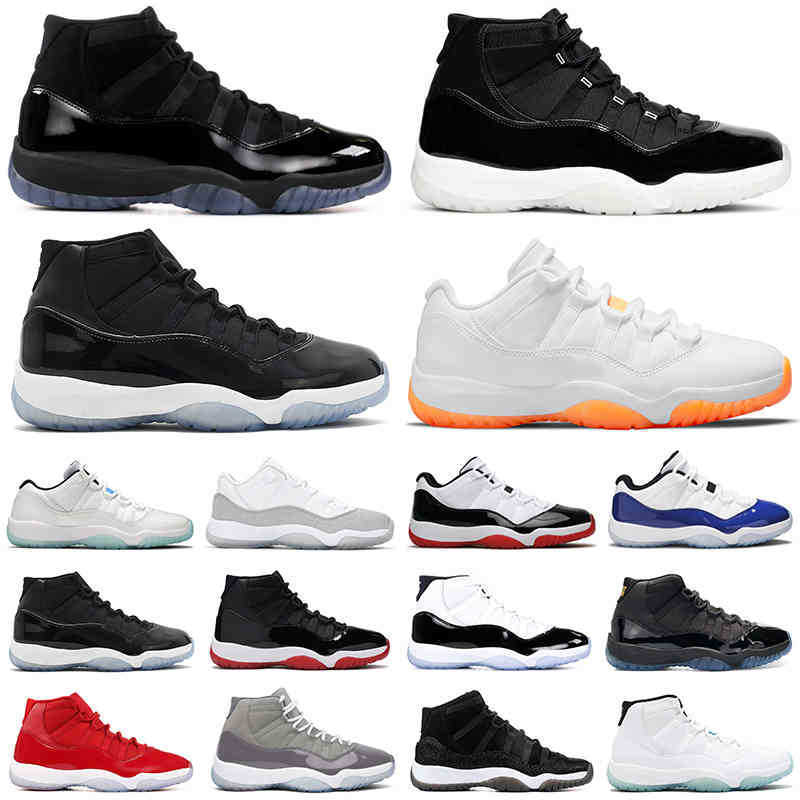 

{36-47}Jumpman 11s Men Basketball Shoes 11 Citrus 25th Anniversary Legend Gamma Blue Cap and Gown Concord Women Mens Trainers Outdoor Sports, 11s space jam