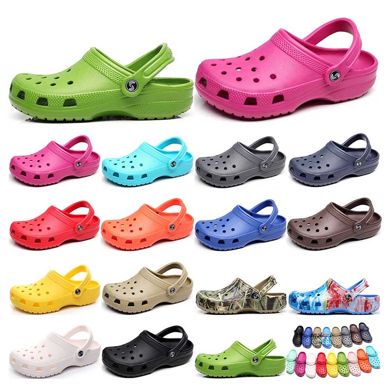 174 Sandales de mode Hotsale Slip sur la plage décontractée Chaussures étanches Men Classic Soins infirmiers Sabots Hôpital Femmes Pantoufles Tra