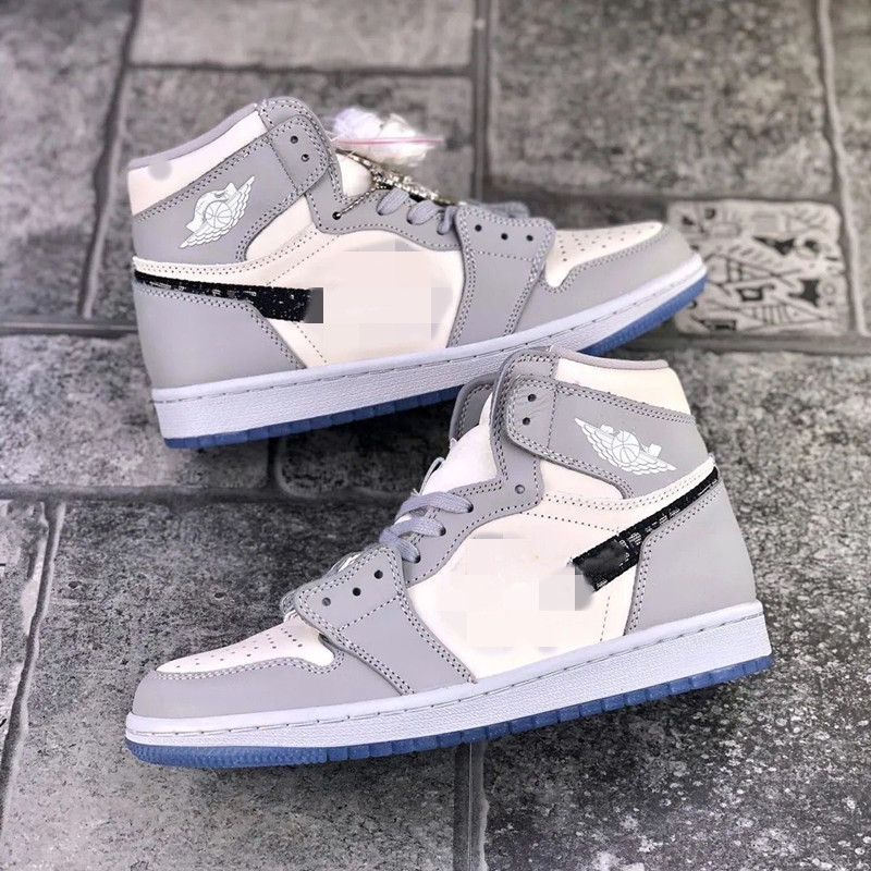

2021colour Officially revealed anniversary collaboration Grey White French fashion style label Kim Jones Sneaker shoe size 36-45 kju00001, Black