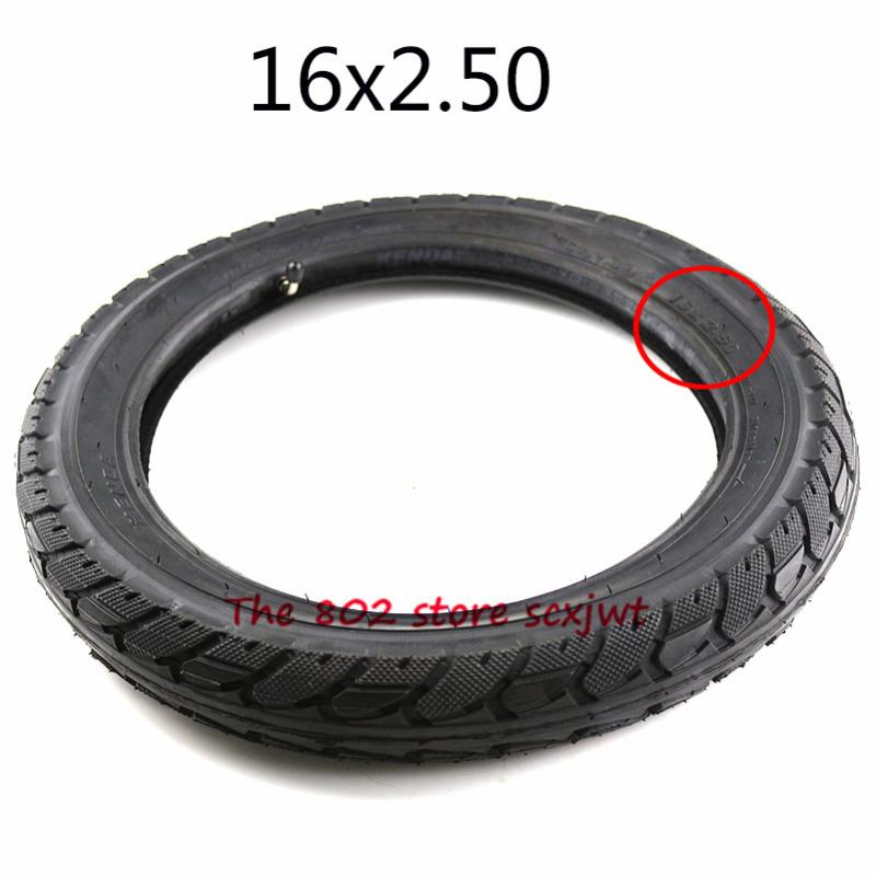 

Motorcycle Wheels & Tires Super 16x2.50 64-305 Tire Inner Tube Fits Kids Electric Bikes Small BMX Scooters 16*2.5 Tyre With A Bent Angle Val