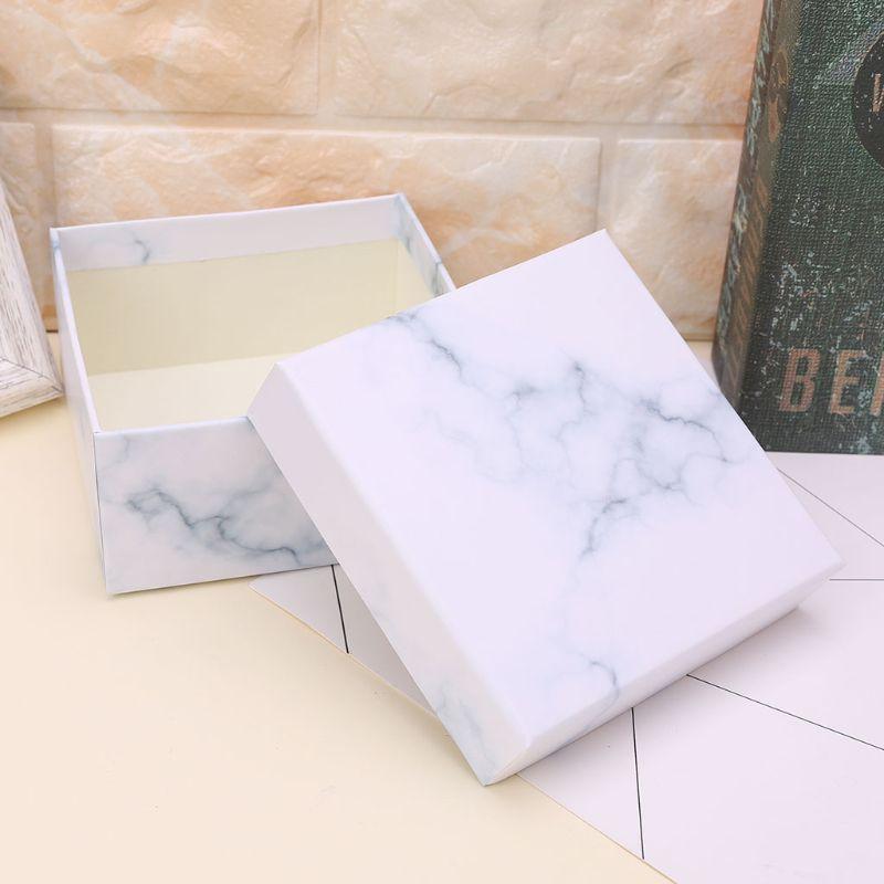 

Gift Wrap Fashion Marble Pattern Vintage Bag Ring Necklace Earring Bracelet Jewelry Box Candy Wedding Boxes Dropship