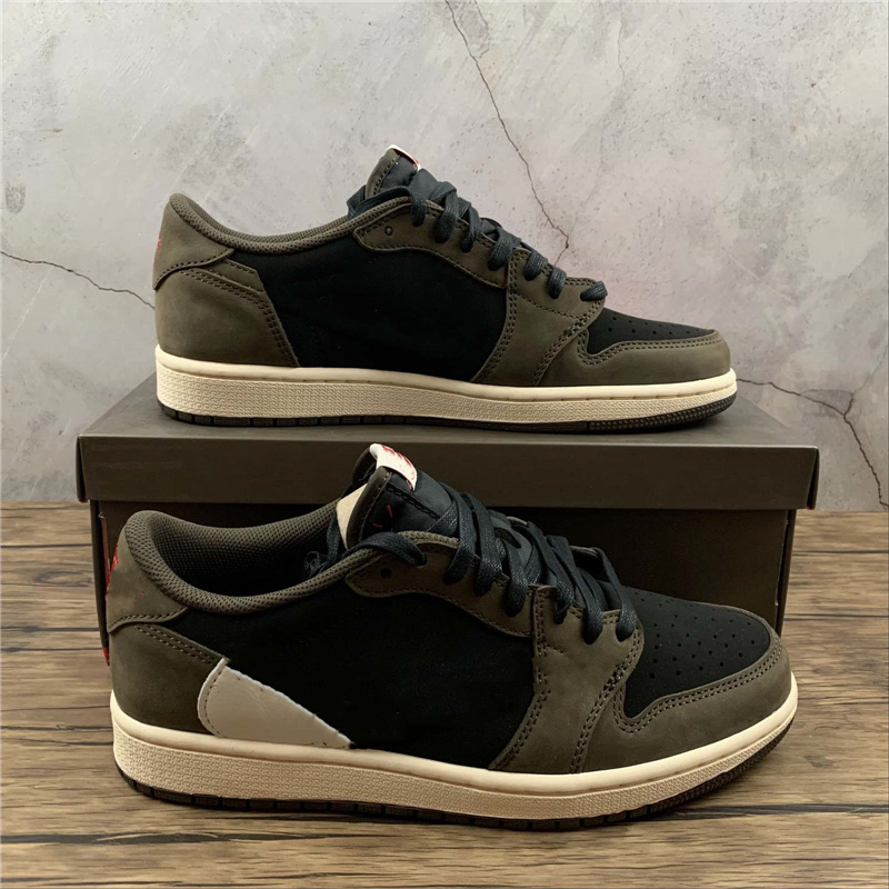 

Jumpman 1 Mocha Low OG SP Mens Basketball Shoes Womens 1s Sports Sneakers Size US5.5-13 Ship With Shoebox, Clear