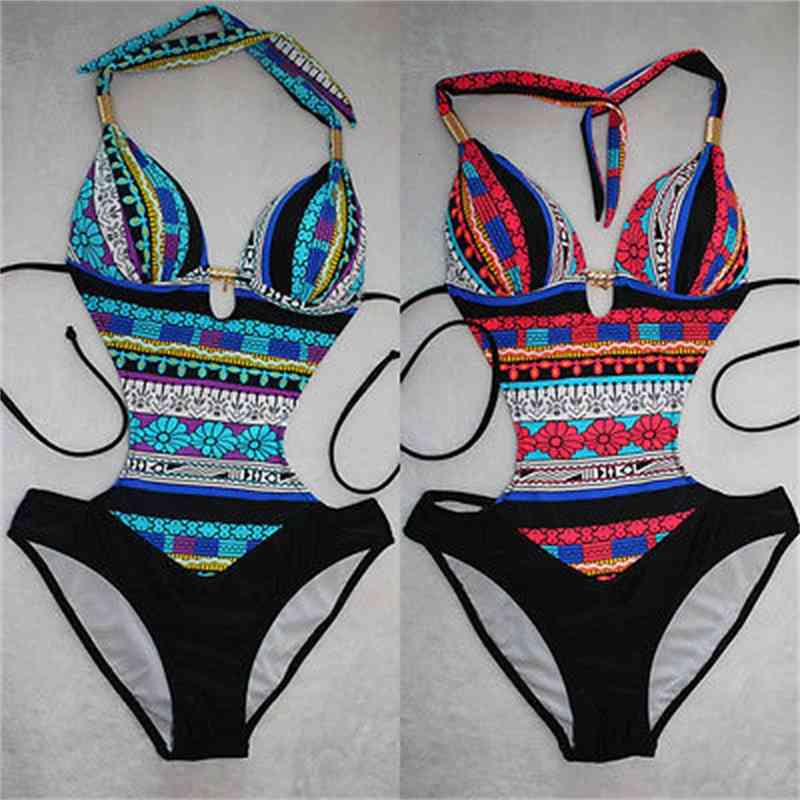 Women&#039;s Swimwear Sexy Women Bohemia Exotic Monokini Swimsuit UQ9V-image-688390170