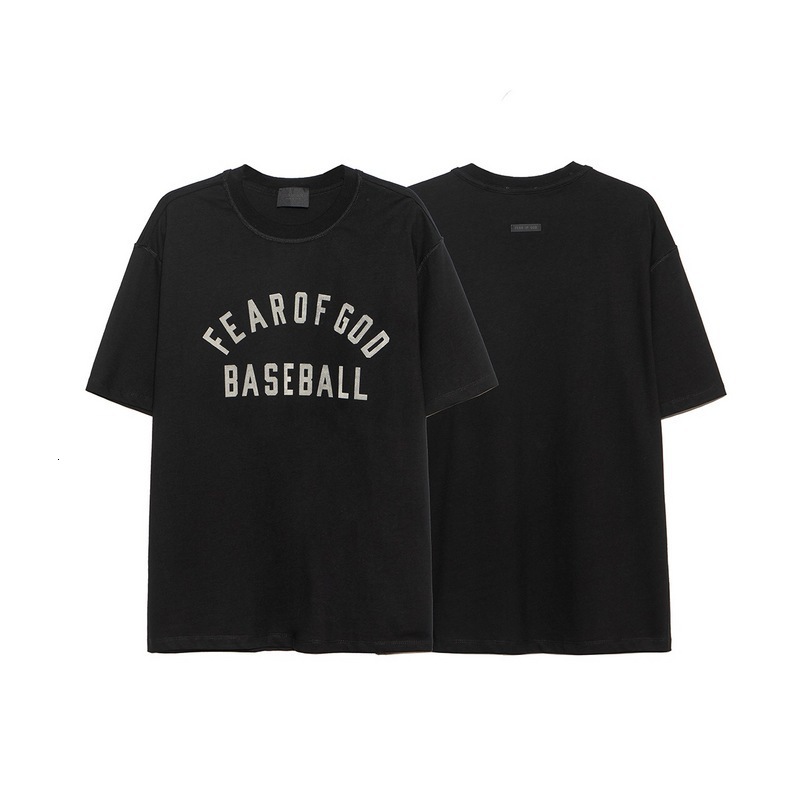 

Men's T-shirts Fog Fashion Season 7 Main Line Feel of God High Street Casual Loose Letter T-shirt Short Sleeve 1iu0, White;black