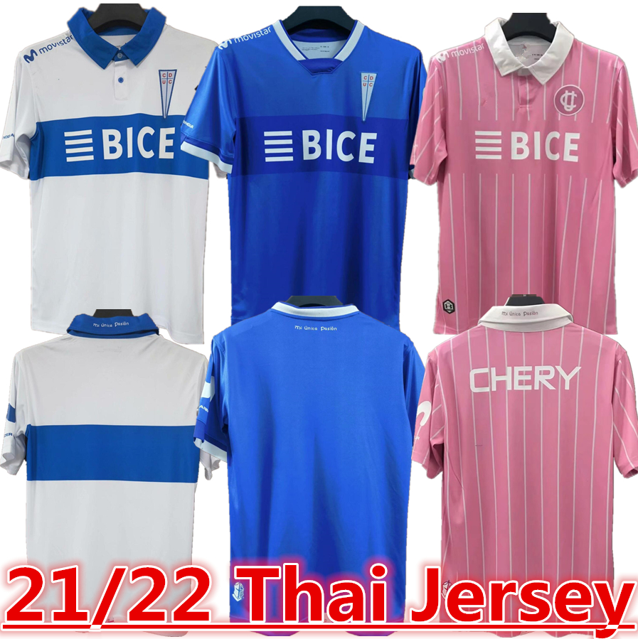 21/22 Universidad Católica Soccer Jerseys Home Troisième Ignacio Saavedra Zamphedri Gutiérez Catolica Rebolledo Maillots 2021 2022 Chemises de fo