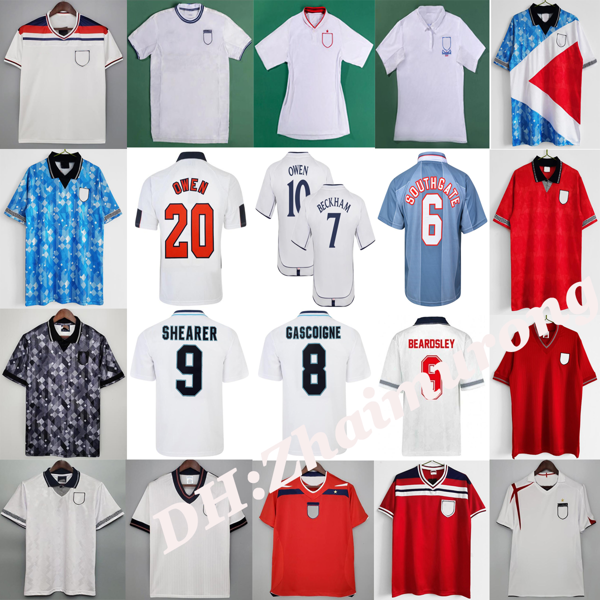 

Retro classic BECKHAM 1990 1992 1994 1998 2002 World cup soccer jerseys BLACKOUT Mash 1980 1982 1989 Vintage 1996 GASCOIGNE OWEN GERRARD football shirt jersey, Retro 1990