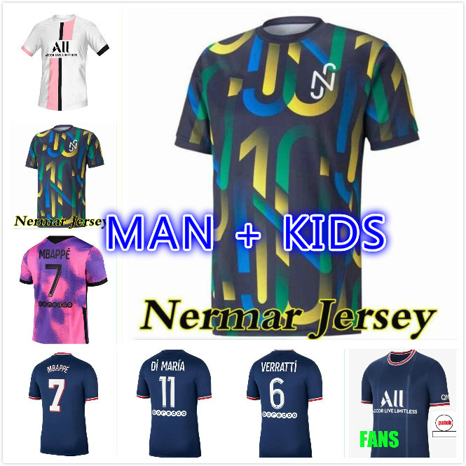

21 22 SERGIO RAMOS Hakimi Paris soccer jerseyS Maillots de football shirts 2021 2022 DI MARIA neymar MARQUINHOS MBAPPE KEAN men kids kit Wijnaldum, Kids size