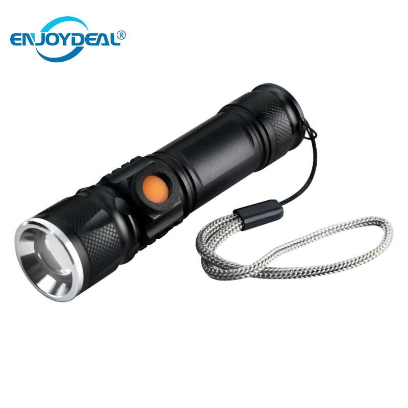 

Mini Tactical USB Q5 2000LM Rechargeable LED Torch Portable Ultra Bright Flash Light 3 Modes Lantern For Hunting Flashlights Torc Torches