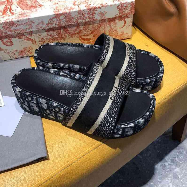

40% discount Italy Ace luxury designer women's slippers wear casual shoes cartoon plush indoor shoe brand for beach free gifts online sale, Black