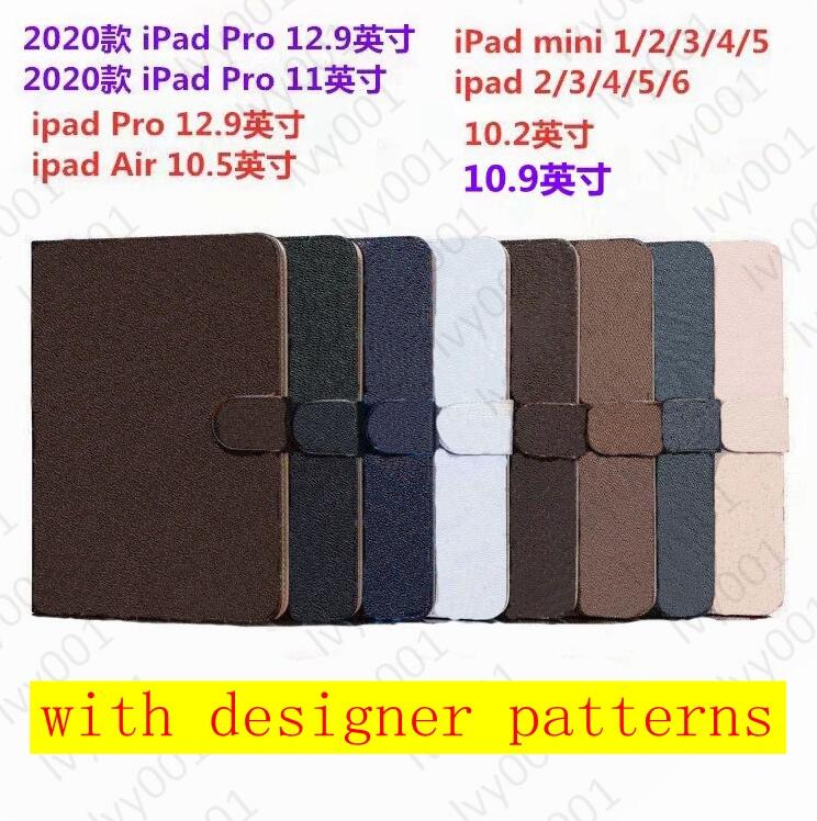 

For ipad pro11 12.9 High-grade Tablet PC Cases ipad10.9 Air10.5 Air1 2 mini45 ipad10.2 ipad56 Top Quality L Designer Fashion Leather Card Holder Pocket Cover mini 12345 I01