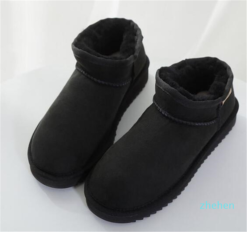 

designer Fashion High Quality Women's Classic Short Slippers kneel Boots Ankle boots Black Grey Chestnut Navy Blue Women Boot, Red