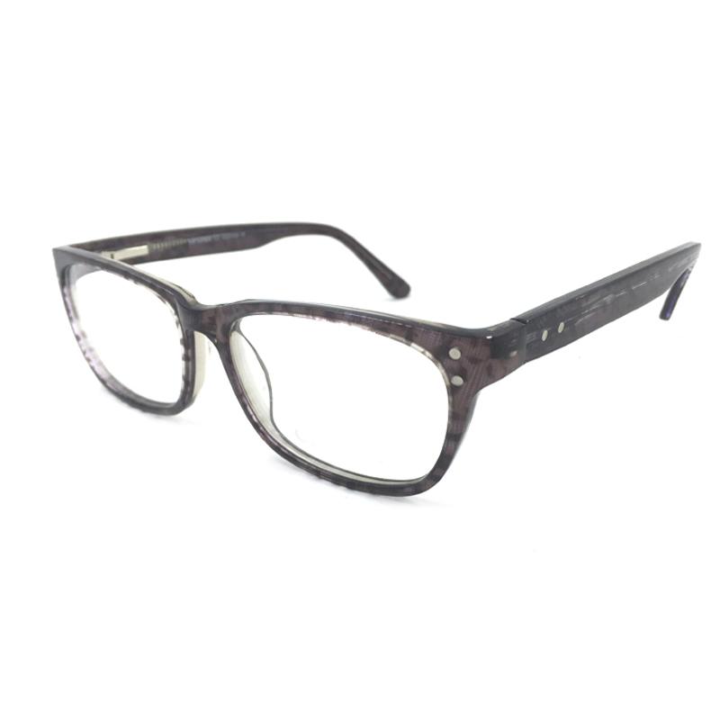 

Laura Fairy Design Demi Gray Glass Frame Acetate Big Spectacle Eyeglasses Frames Men Fashion Sunglasses