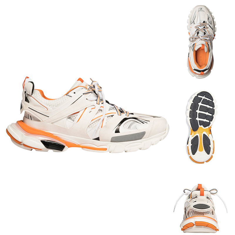 

Clear Sole Paris Triple S men women shoes Fashion Platform Sneakers 17FW beige Green Neon Yellow Balck White gym red blue Party