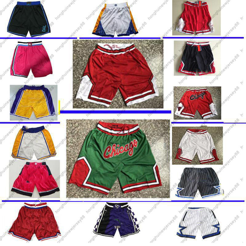 

Mens Basketball Just Don Pocket Shorts Hip-hop All City Teams Name Year Id Tags Mitchell & Ness Sweatpants Sport Big Face basketball pants TOP, Duanku3