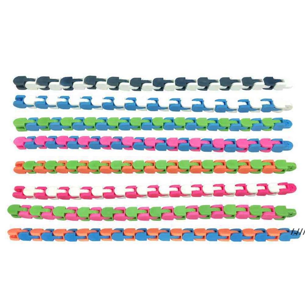 

Fidget Snake Puzzle Wacky Tracks Snap and Click Sensory Toys Kids Adult Anxiety Stress Relief ADHD Needs Educational Party DWB6590