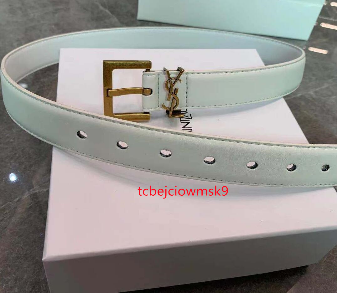 

51 yslsell Classic women high quality women belt fashion Genuine leather belt 2.8cm waistband women's belts no box, Ombre color