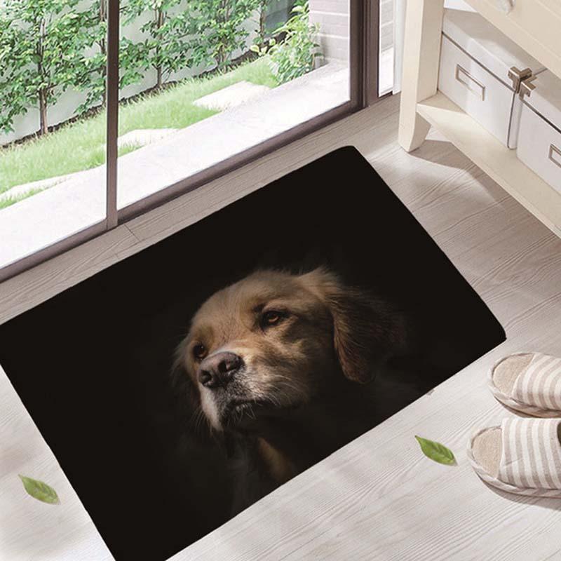 

Arrive Door Mats For Entrance Character Cute Dog Animals Pattern Carpets Living Room Dust Proof Home Decor