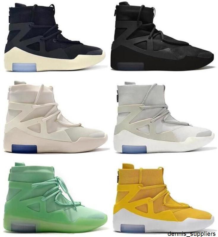 

Fear Of God 1 FOG Boots Sail Light Bone Grey All Black Frosted Spruce Orange Pulse Atmosphere Yellow Basketball Shoes Men Sneakers With Box