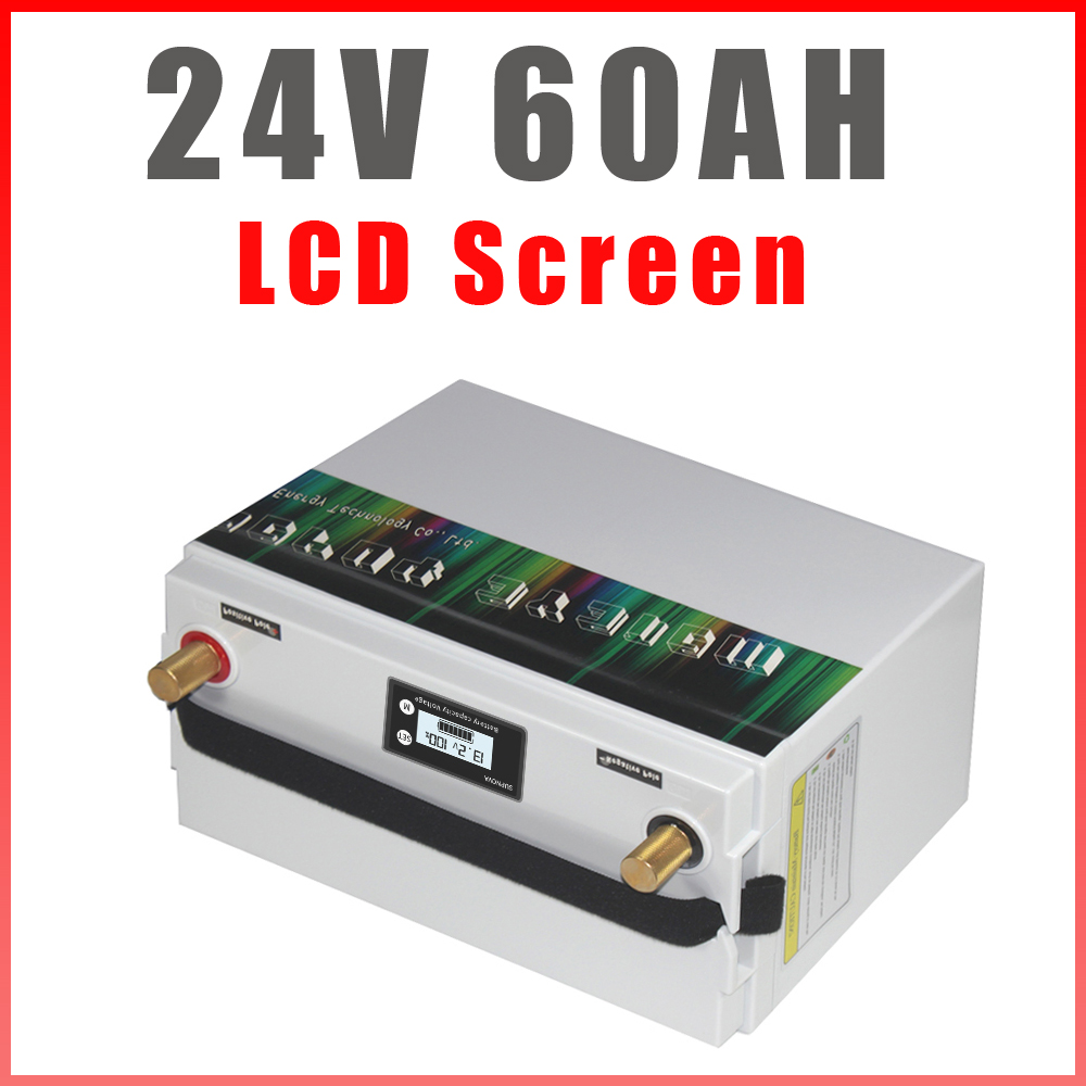 

24V 100AH LI-ion Battery IP68 Waterproof LCD