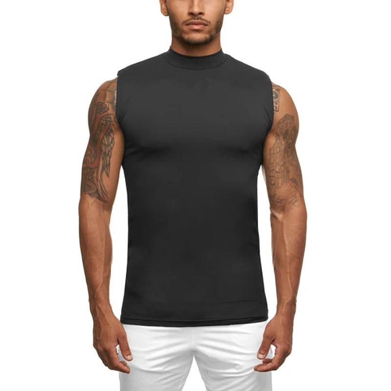 

Men' Tank Tops Gyms Top Men Fitness Bodybuilding Workout Quick Dry Sleeveless Shirt Male Summer Casual Singlet Undershirt Clothing, White;black